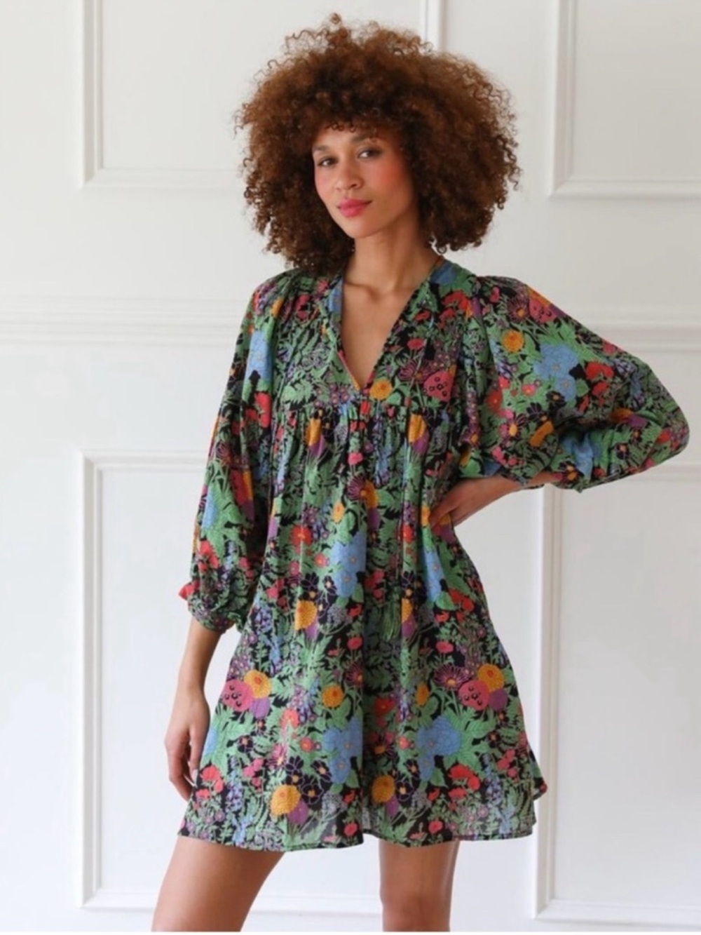 Anthropologie Mille Resort & Travel Daisy Dress L BEAUTIFUL!